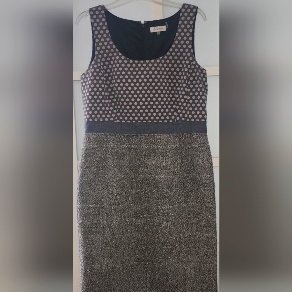 Calvin Klein Blue Gray  Dress size 12